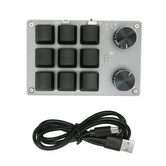Mini Keypad,Mini Keypad Knob Design Gaming Keypad One Handed Keypad Leading Edge Technology