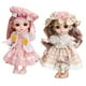 thumbnail image 1 of 2x 1:12 Baby Doll Girls Dress Up 3D Eyes Juegos De Rol Juguetes CUTICAT muñeca de silicona, 1 of 9