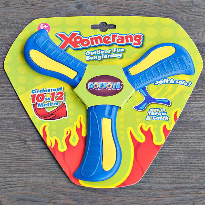 V Shaped Boomerang Toy Kids Throw Catch Outdoor Game Plastic Toy NJNITC 