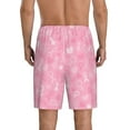 thumbnail image 3 of Bixox Men's Breast Cancer Awareness printed lightweight casual shorts, soft sleep shorts with pockets., 3 of 7