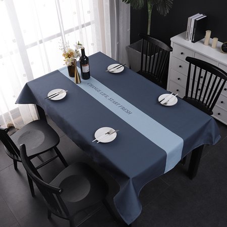 

Simple Anti-scalding Waterproof Tablecloth Pure Color Light Luxury Oxford Fabric Tea Table Cloth Manteles Mesa Comedor