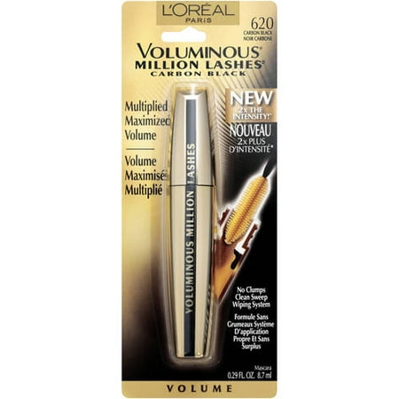 L'Oreal Paris Voluminous Million Lashes Mascara, 620 Carbon Black