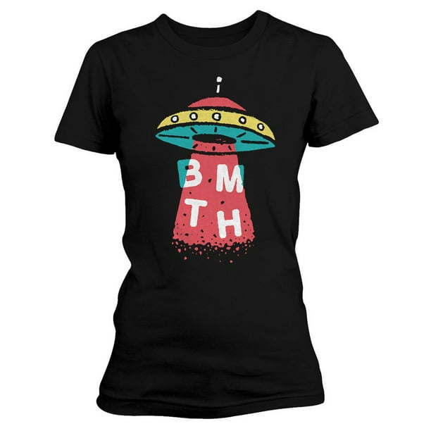 Bring Me The Horizon - Camiseta Alien para Mujer (Negro)