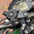 thumbnail image 4 of Soporte de montaje de amortiguador antivibración para motocicleta, soporte para teléfono de ciclismo Quad-lock, color negro, 4 of 5