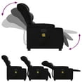 thumbnail image 3 of vidaXL Massage Recliner Chair Black Faux Leather, 3 of 5