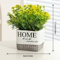 thumbnail image 2 of BinKFF Fake Plants Small, Ball Flower for Bathroom Shelf Decor, Decorative Plants for Home Living Room Office Bedroom Table Tray Shelve Farmhouse Decor Indoor, 2 of 8