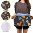 thumbnail image 3 of Yayeee Canvas Storage Basket with Handles for Shelves Fabric Bins Closet Organizer, Cartoon Dinosaur, 3 of 8