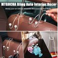 thumbnail image 5 of 2022 ganchos de coche mejorados para bolsos de monederos, lindos ganchos para reposacabezas de asiento de coche para Pu de coche, 5 of 5
