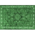 thumbnail image 1 of Ahgly Company Indoor Rectangle Persian Emerald Green Traditional Area Rugs, 8' x 10', 1 of 4