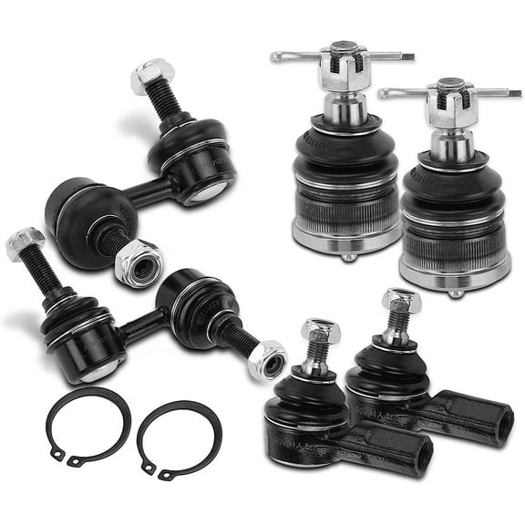 A-Premium 6Pcs Front Suspension Kit, Sway Bar Link, Tie Rod End, Ball Joint, Compatible with Honda Civic Acura EL 2001-2005 Replace# 51210S5AJ20, 51210S5AJ30
