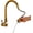 Gold, variant on Modern Pull Down Spout Kitchen Faucet Deck Mounted Black Stream Sprayer Kitchen Mixer Taps Single Handle Pull Out Spout