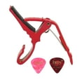 thumbnail image 1 of Guitare Électrique Capo, Accessoire d'Instrument Capo Basse pour Performance Rouge, 1 of 8
