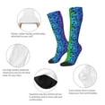 thumbnail image 4 of Picia Women Crew Soft Moisture-wicking Socks Multicolored Butterflies Pattern Design Cotton Socks, One Size fit All, 4 of 9