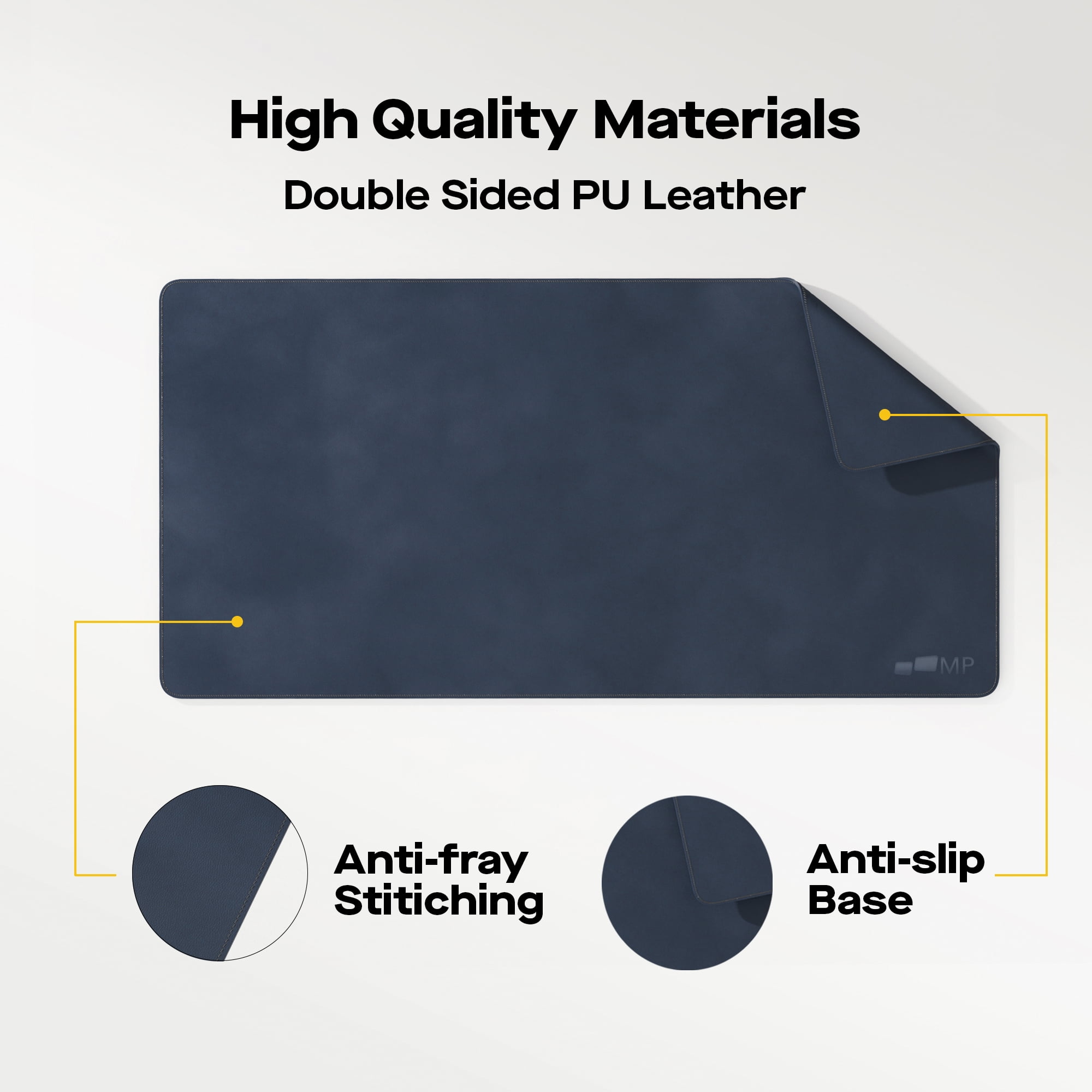 Mobile Pixels PU Leather Desk Mat - Set Sail Blue  115-1001P03