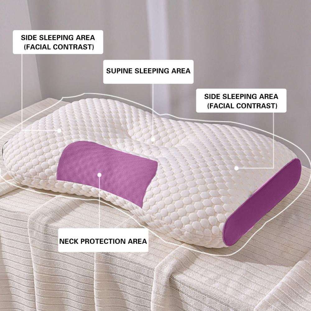 Soft And Non Collapsing Core Protects The Cervical Spine And Helps Sleep.Adult And Student Household Massage