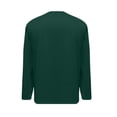 thumbnail image 4 of Lmnyox Men's Casual Long Sleeve Shirts Lightweight Breathable V Neck Plain T Shirt Classic Basic Loose Tops for Men, 4 of 6