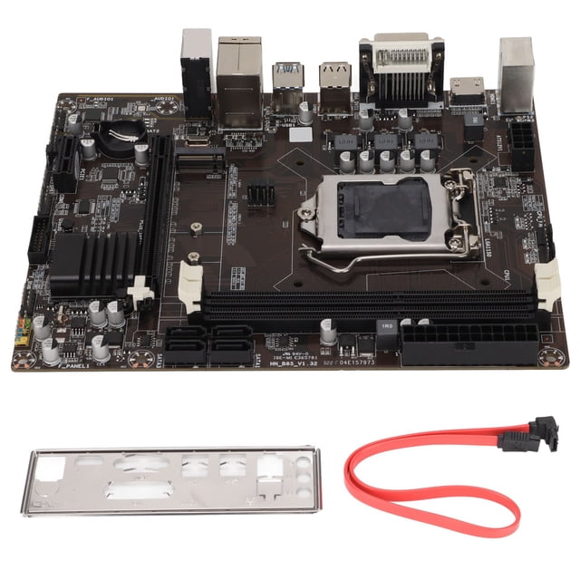 Placa base B85 para ordenador de escritorio, disco duro M.2, interfaz de CPU de 1150 pines, tarjeta de red de 100 M.