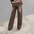 thumbnail image 4 of Pantalones de mujer Fashion Street Retro Cintura baja Loose Love Printed Jeans de pierna ancha Fridja  hfkajh102106, 4 of 6