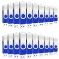 thumbnail image 1 of Unidad de memoria flash EASTBULL USB 2.0 de 4 GB, paquete de 100 unidades, azul, 1 of 7