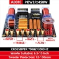 thumbnail image 5 of 2X Altavoz Profesional de VíAs de 450 W Divisor de Alta Potencia 750 Hz/5000 Hz Teatro en Casa de Escenario Filtro Cruzado de Audio de 3 Unidades, 5 of 5