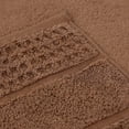thumbnail image 3 of BNM Zero Twist Cotton Waffle Border 6 Piece Towel Set, Chocolate, 3 of 12