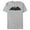 Athletic Heather, variant on Men's Batman Caped Crusader Silhouette  Graphic Tee Athletic Heather Small