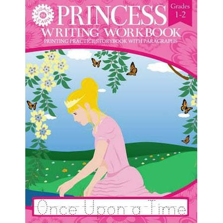 Princess Writing Workbook Printing Practice Storybook with