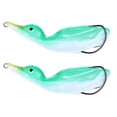 thumbnail image 4 of 2 Piezas Señuelos de 10,5 Cm / 4,13 Pulgadas Cebo Aparejos Señuelo Suave Verde Macarena Pato Cebo blando, 4 of 7
