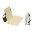 thumbnail image 2 of Silla de piso Silla de playa Multifuncional Asiento de piso resistente Silla de camping Tumbona Beige, 2 of 9