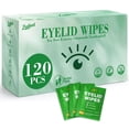 thumbnail image 1 of Toallitas limpiadoras de párpados Zeefpod con aceite de árbol de té, 120 unidades, 1 of 7