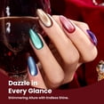 thumbnail image 3 of Beetles Jewel Parade Cat Eye Gel Nail Polish Set, 6 Colors Fall Cat Eye, 3 of 7