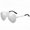 Silver frame silver lens, variant on Unisex Polarized Sunglasses for Adults with Alloy Frame and Polaroid Lenses UV Protection Eye Protection Ideal for Outdoor Activities Universal Fit Neutral