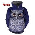 thumbnail image 3 of Nuevas sudaderas con capucha con estampado 3D de búhos y animales para hombre, sudaderas con capucha de moda Y2k, sudadera de hip hop, jersey Harajuku, ropa para mujer, 3 of 5