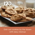 thumbnail image 3 of Farberware Bakeware 3 Pcs Nonstick Cookie Pan Set, Dishwasher Safe and Oven Safe to 450°F, Gray, 3 of 9