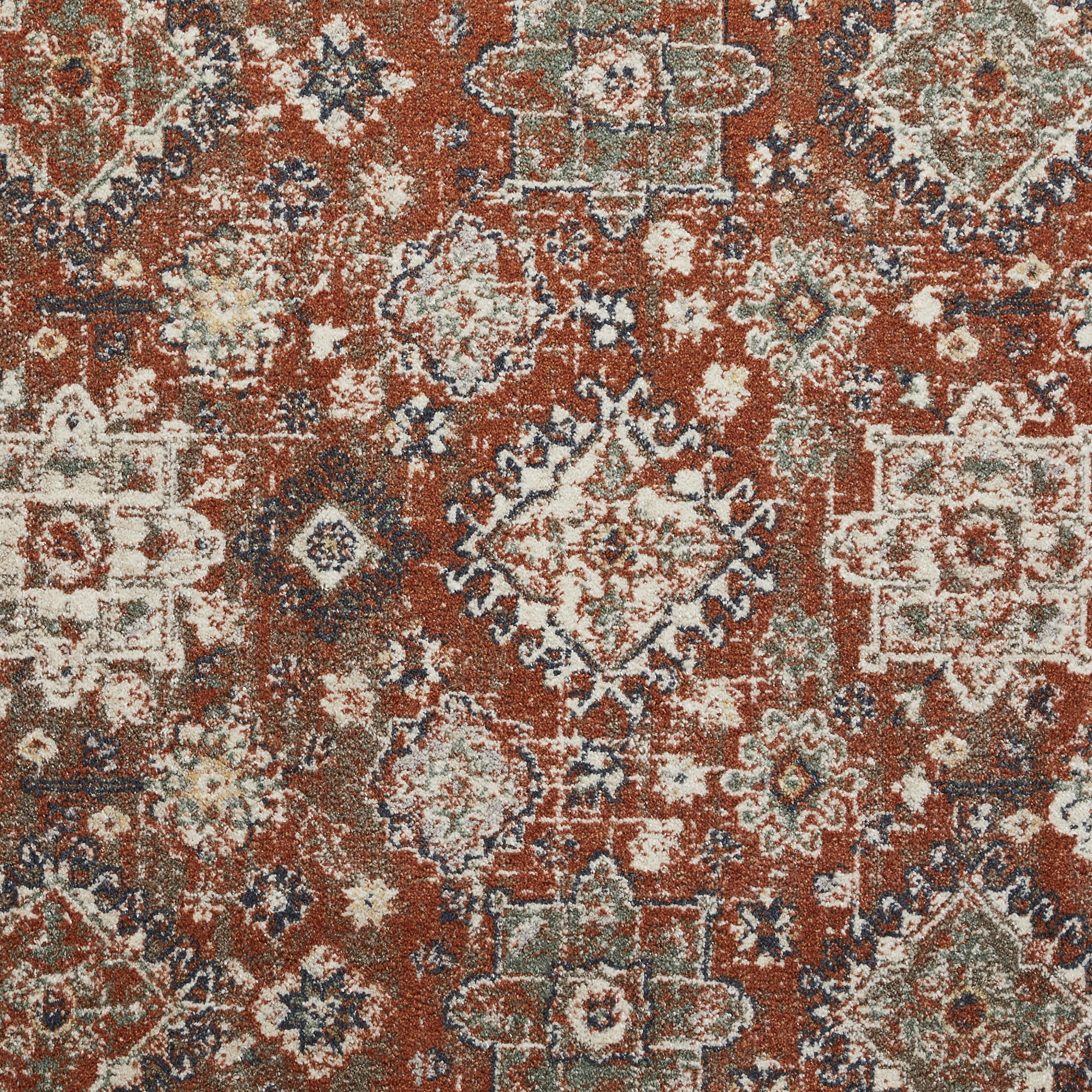 Loomaknoti Malanie Cortni 6' x 9' Red Oriental Indoor Area Rug