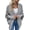 Gray, variant on Women's Open Front Batwing Cardigan Fall Cable Knit Long Sleeve Slouchy Sweaters Chunky Cardigan Wrap