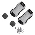 thumbnail image 2 of Scienceny Funda de asiento de coche de 4 piezas, Protector de vehículo transpirable Universal, negro, gris, asiento Interior, funda con Ventana automotriz, 2 of 6