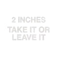 thumbnail image 2 of Funny Meme Shirt 2 inches Take it or Leave it T- Shirt unhinged Crewneck Short Sleeve Cotton Joke Top for Small Wiener Person Menswear Day Shirt Print, 2 of 7