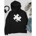 thumbnail image 3 of Tstars Womens Autism Awareness Heart Cut Puzzle Autistic Spectrum Awareness Acceptance Autistic Support Shirts for Womens Hoodie, 3 of 6