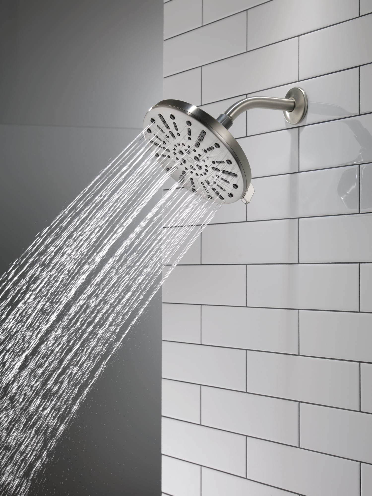 Delta 4-Setting Raincan Shower Head - 75444SN