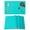 Turquoise, variant on Teal Morocco Placemats Set of 8 Geometric Leaf Diamond Lattice Abstract Place Mats Indoor Wipeable Table Mats Washable Cloth Dining Table Placemats for Kitchen Holiday Party Home Decor 13x19 Inch