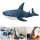 thumbnail image 2 of Tiburón de peluche: almohada suave y acogedora para dormir, regalo perfecto para niños y adultos, opciones de 45 cm/60 cm., 2 of 5