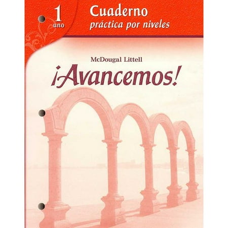 Avancemos! Level 1: Cuaderno Practica Por Niveles - Walmart.com