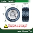 thumbnail image 6 of Hi-Run SU12 15X6.00-6 Front 4PR Lawn and Garden Tire & Wheel Assembly, 6 of 6
