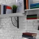 thumbnail image 4 of KAKOWELY 1Jgo Soporte De Metal Para Estantes De Pared Negro Multiusos Para Cocina Y, 4 of 8