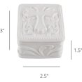 thumbnail image 4 of Boîte à Bijoux en Porcelaine Blanche avec Chapelet (Rectangle), 4 of 6