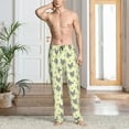 thumbnail image 5 of Uemuo Funny Chicken Pattern Men's Wide Leg Palazzo Lounge Pants with Pockets Light Weight Loose Comfy Casual Pajama Pants-, 5 of 9