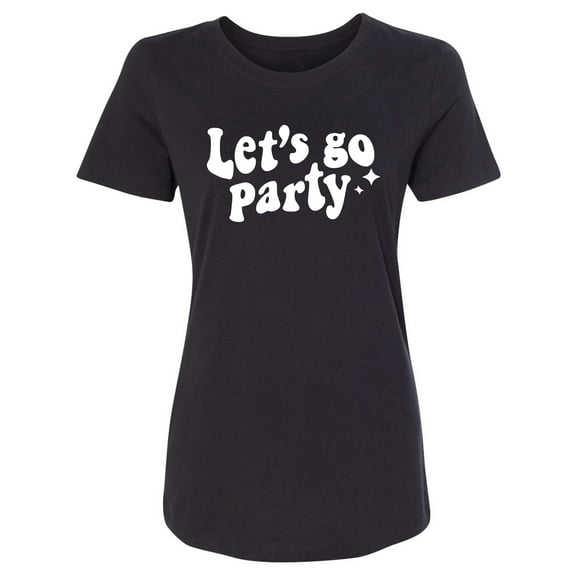 Let's Go Party Womens crewneck tee