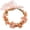 Orange, variant on Dance Party Headwear Bridal Rose Hairband Design Shape for Elegant Hair Accessory and Fashionable Styling