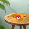 thumbnail image 4 of Cuenco nórdico redondo para sopa con asa, para sopa, ensalada de frutas, postres, bandeja para hornear Amarillo, 4 of 8
